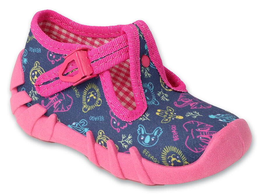 BEFADO 110N492 dívčí bačkorky SPEEDY zvířátka 22 110N492_22