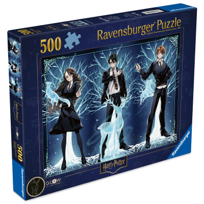 Puzzle 2D Harry Potter: Svítící Patron 500 dílků