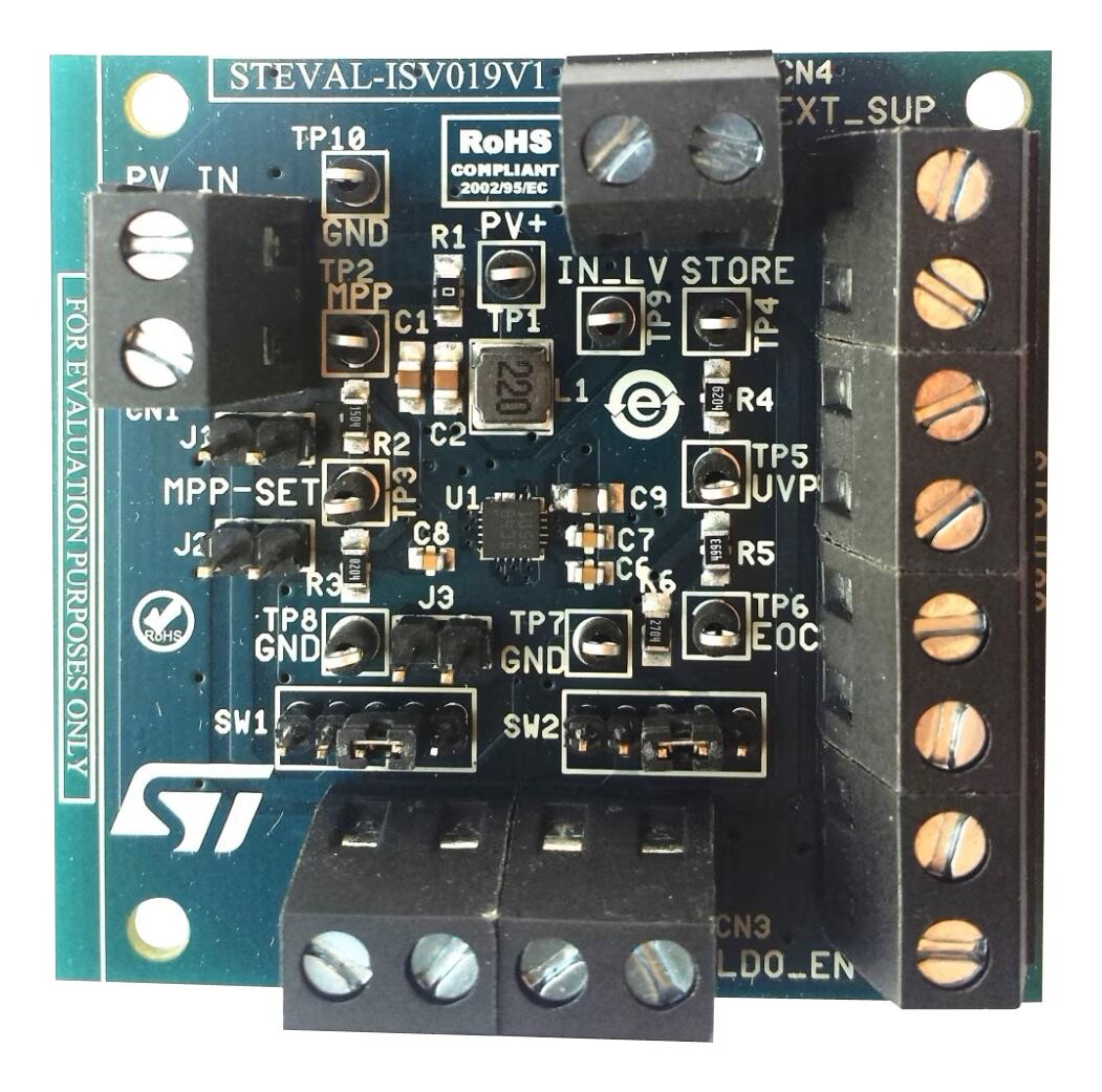 Stmicroelectronics Steval-Isv019V1 Eval Brd, Energy Harvester/batt Charger