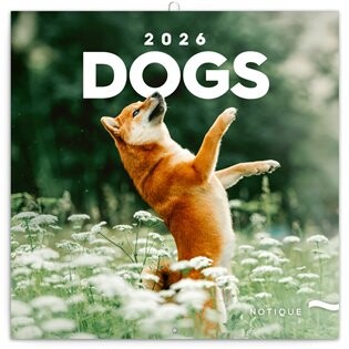 Poznámkový kalendář Psi 2026