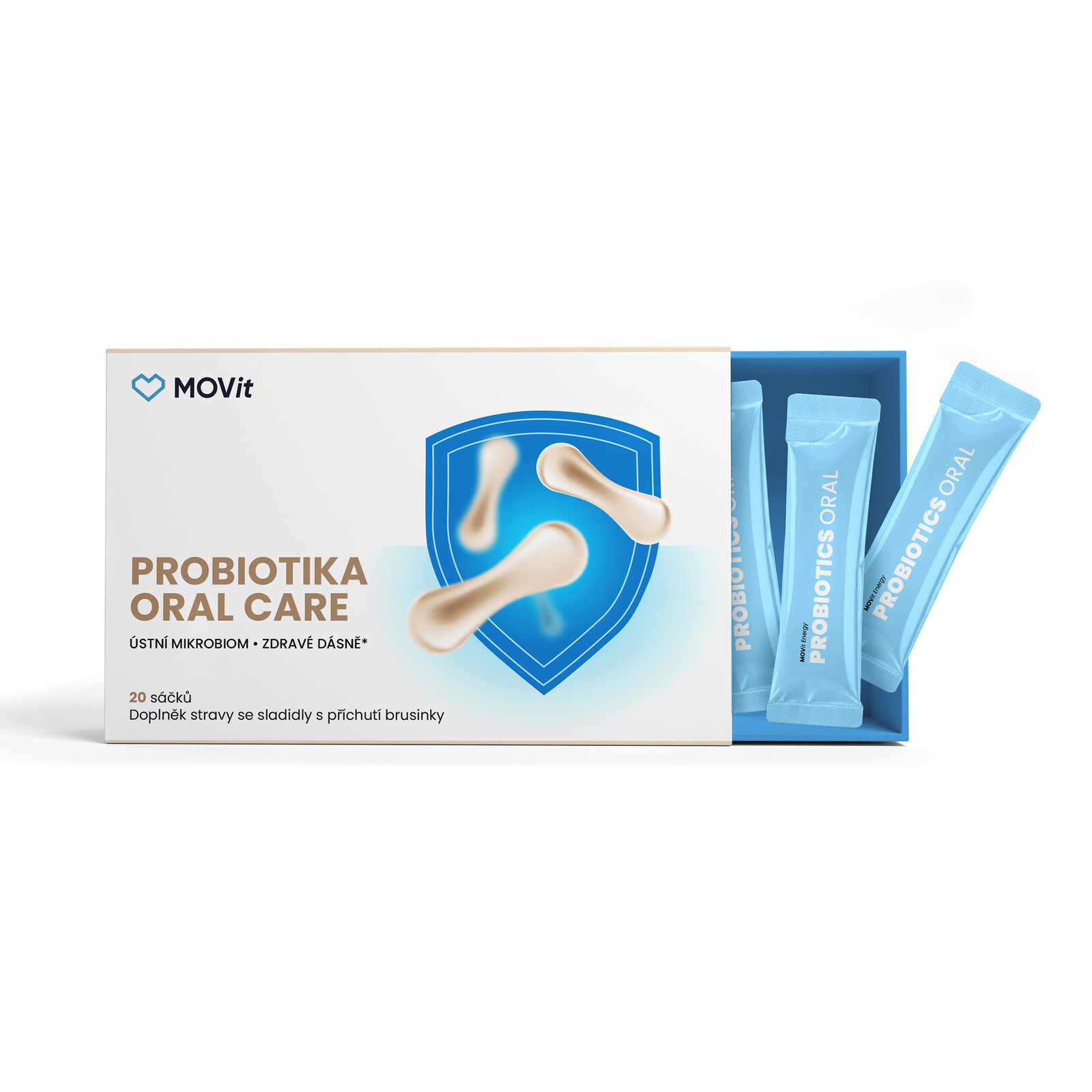 MOVIT ENERGY Probiotika ORAL CARE 20 sáčků