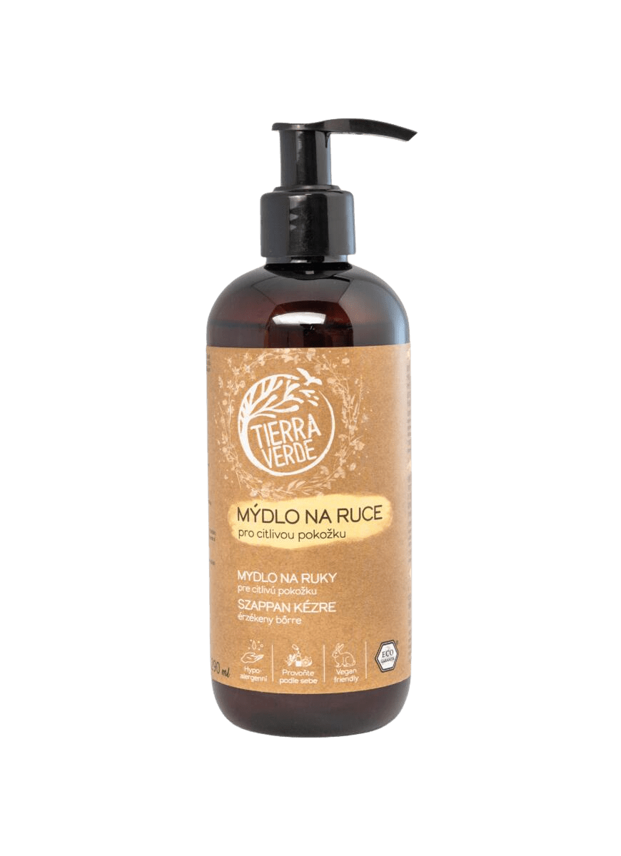 TIERRA VERDE Tekuté mýdlo na ruce pro citlivou pokožku 290 ml