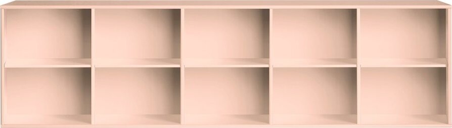 Světle růžová závěsná knihovna 220x61x42 cm Mistral – Hammel Furniture