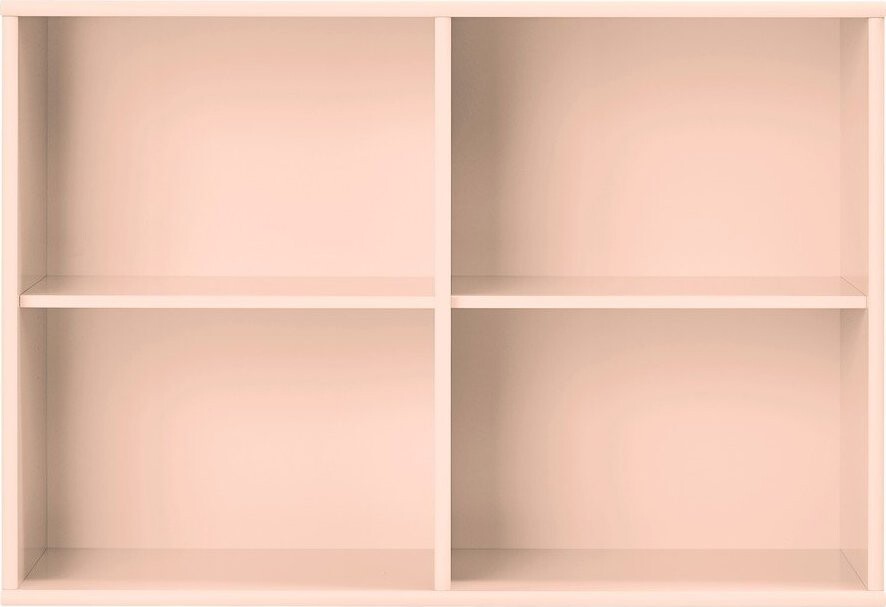 Světle růžová závěsná knihovna 89x61x32,5 cm Mistral – Hammel Furniture