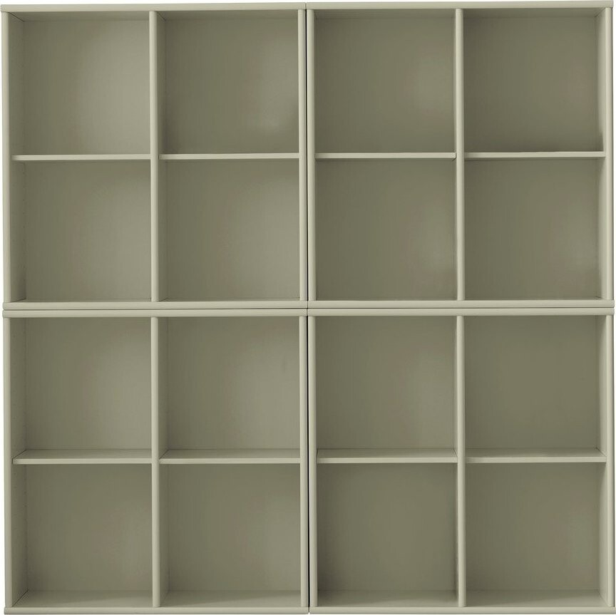 Khaki závěsná knihovna 140x140x27 cm Mistral – Hammel Furniture