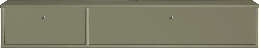 Khaki TV stolek 136x22x32,5 cm Mistral – Hammel Furniture