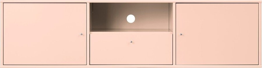 Světle růžový TV stolek 161x42x45 cm Mistral – Hammel Furniture