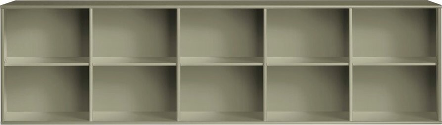 Khaki závěsná knihovna 220x61x42 cm Mistral – Hammel Furniture