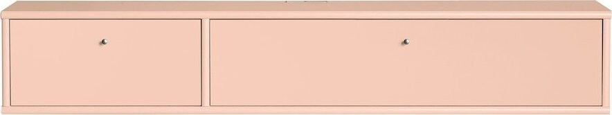 Světle růžový TV stolek 136x22x32,5 cm Mistral – Hammel Furniture