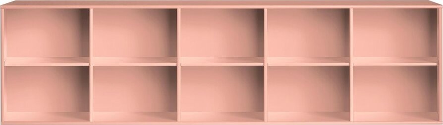 Růžová závěsná knihovna 220x61x42 cm Mistral – Hammel Furniture
