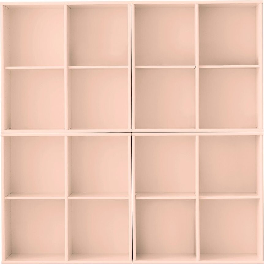 Světle růžová závěsná knihovna 140x140x27 cm Mistral – Hammel Furniture