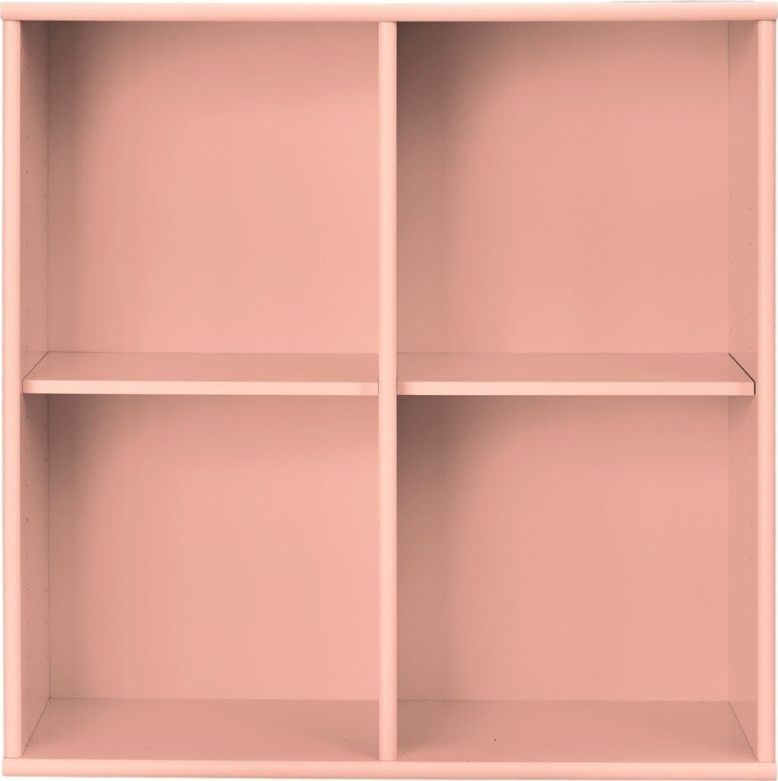 Růžová závěsná knihovna 70x70x27 cm Mistral – Hammel Furniture