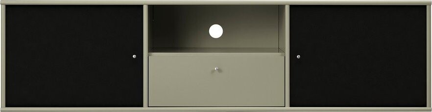 Khaki/černý TV stolek 161x42x45 cm Mistral – Hammel Furniture