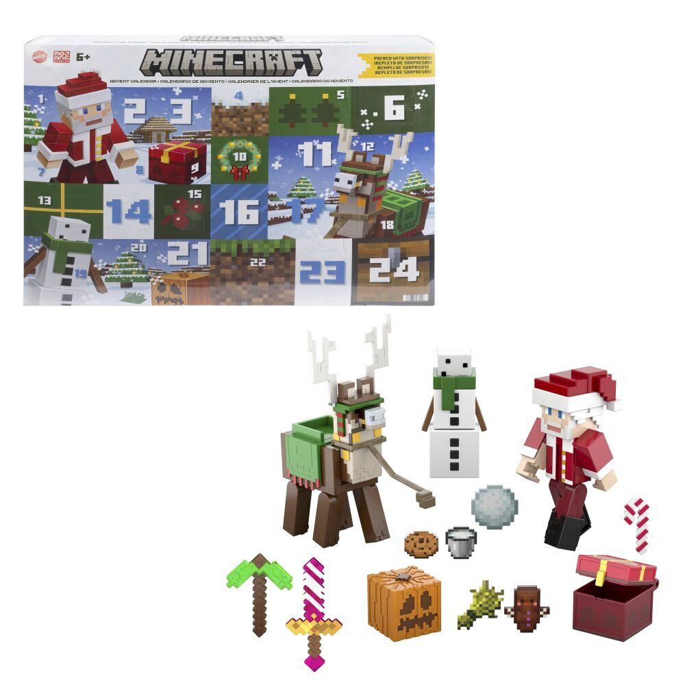Mattel Minecraft Adventní kalendář 2024