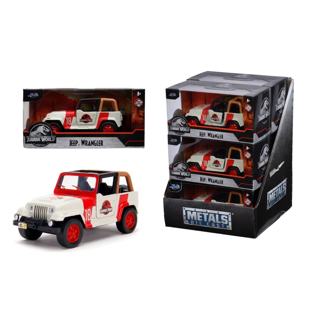Jada Auto Jeep Wrangler Jurassic World 1:32