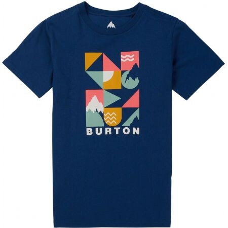 Triko Burton Sunnyspruce S/S Kids - Modrá - L