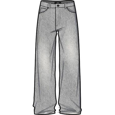 Kalhoty Vans Sirelle Puddle Kids - Šedá - 10