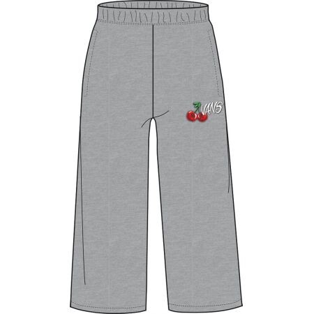 Kalhoty Vans Checker Cherries Cropped Sw - Šedá - 2