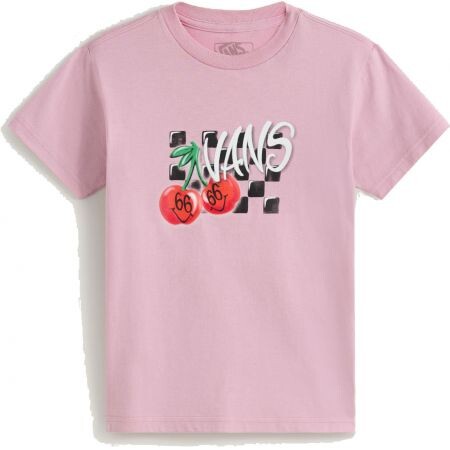 Triko Vans Checker Cherries S/S Kids - Růžová - 2