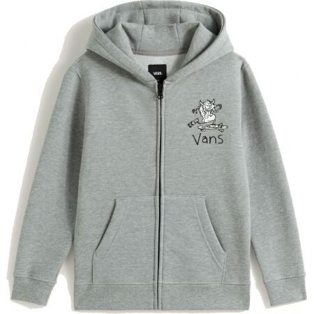 Mikina Vans Sk8 Posse Full Zip Kids - Šedá - 3