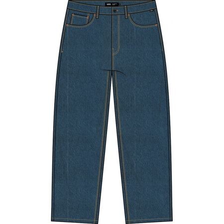 Kalhoty Vans Check-5 Loose Denim Kids - Modrá - 24