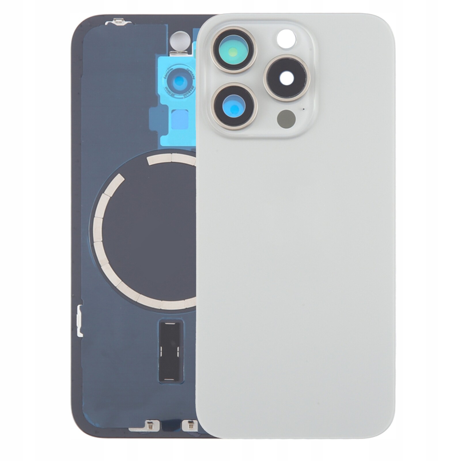 Krytka baterie pro iPhone 15 Pro Max, přírodní Zadní Kryt