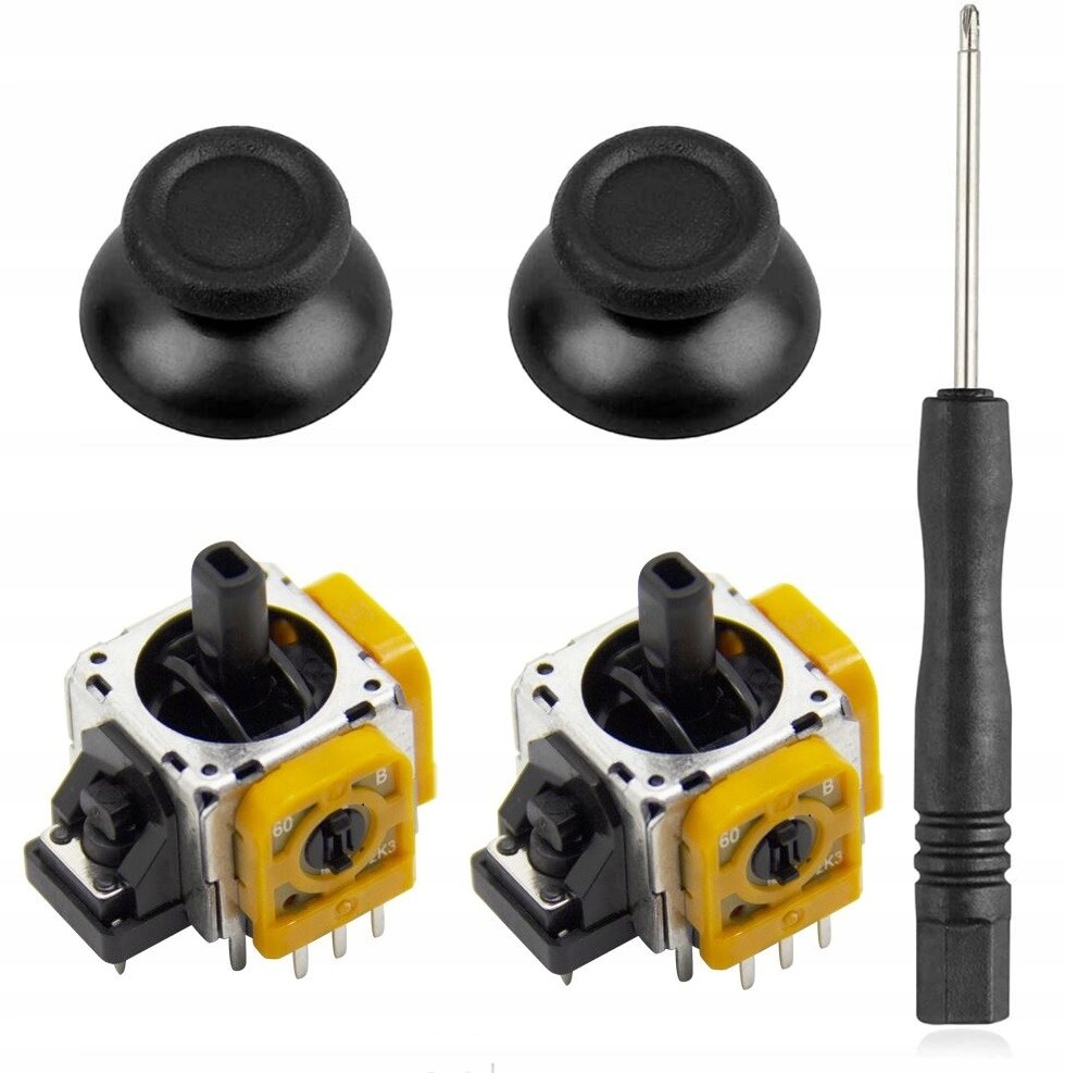 Opravná Sada 2x Analog Houbiček Šroubovák Pro Pad Playstation 5 PS5