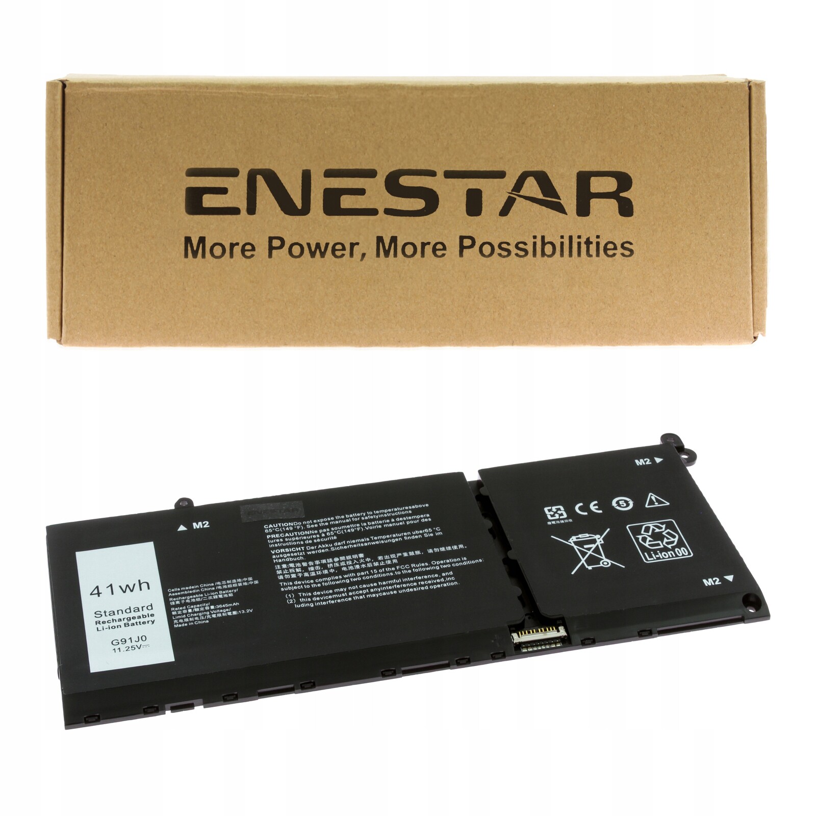 Prémiová baterie pro Dell G91J0 Inspiron 15 3511 3515 3520 Latitude 3320 3420