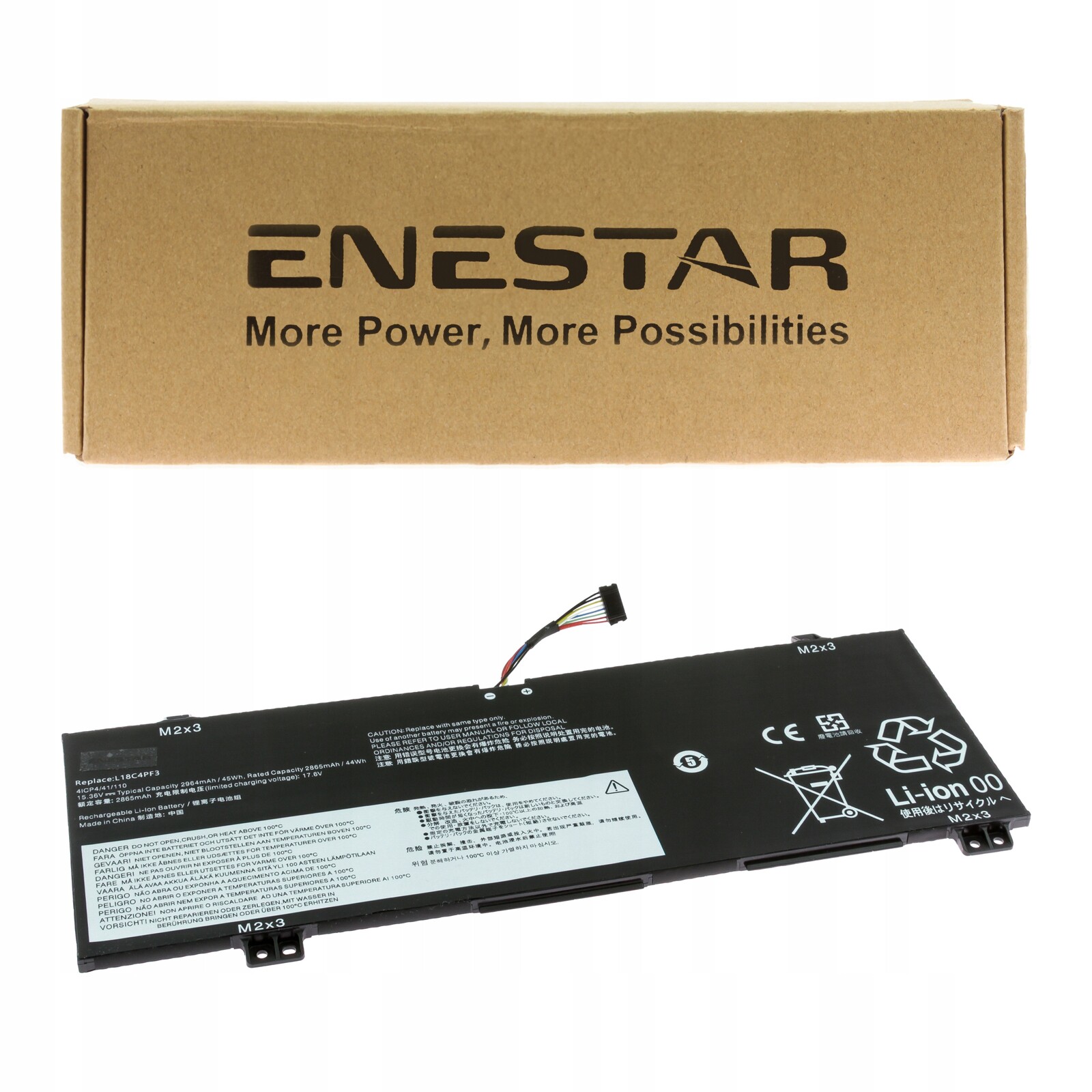 Prémiová baterie pro Lenovo L18C4PF3 IdeaPad C340-14API C340-14IWL S540-14API