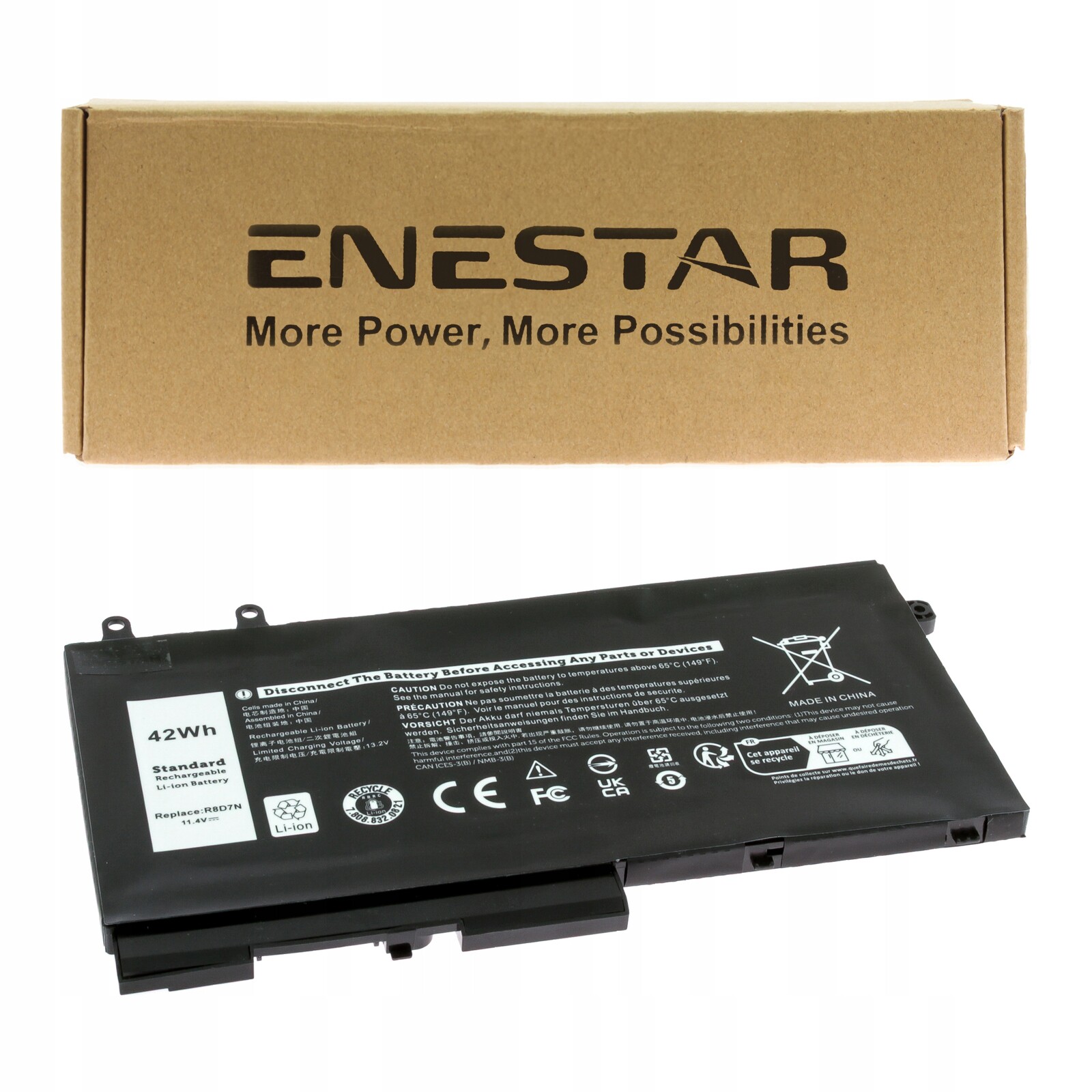 Prémiová baterie pro Dell R8D7N Latitude 5400 5410 5411 5500 Precision 3540