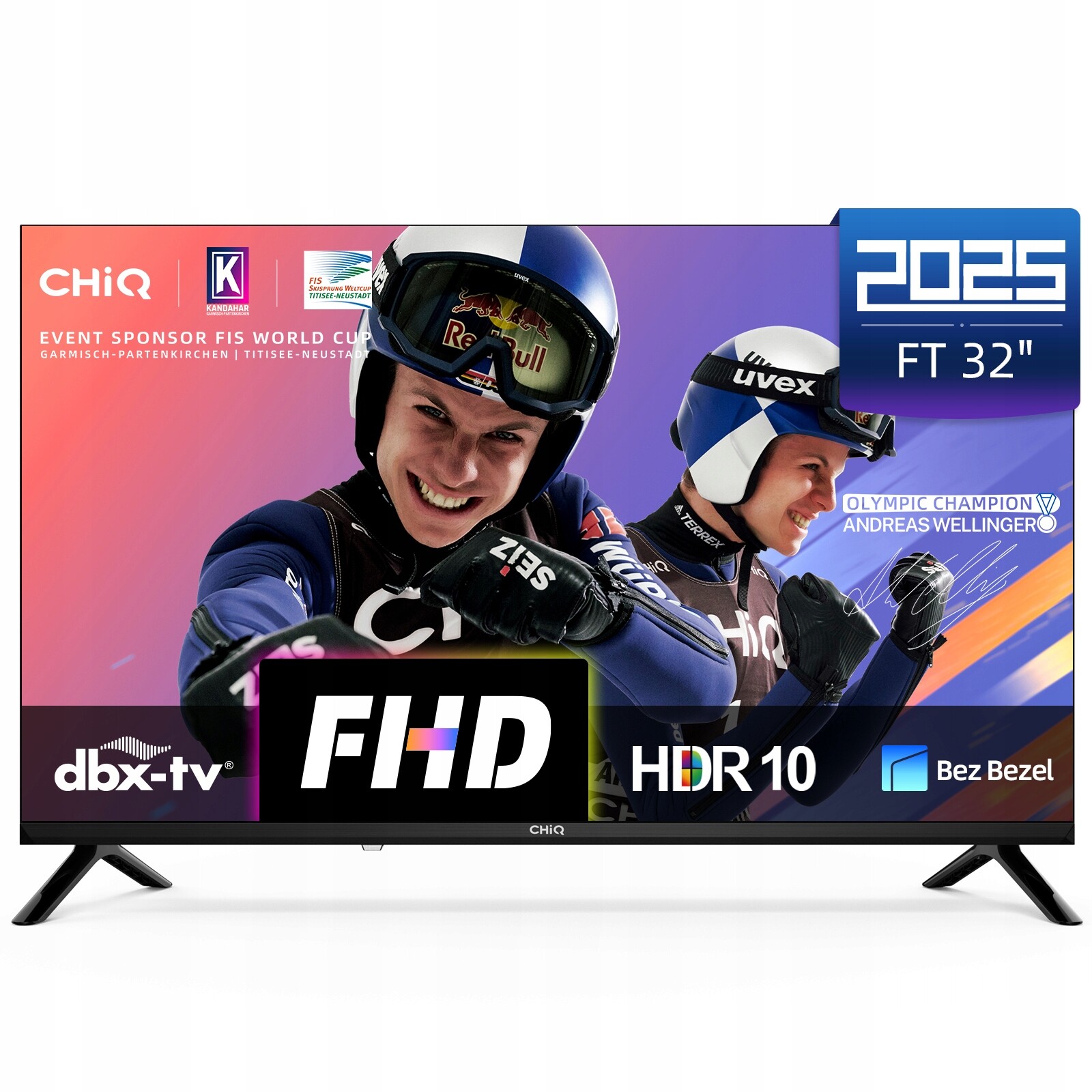 Televizor CHiQ 32 palců LF32FT Smart Tv Full Hd HDR10 Google Tv Dolby Audio