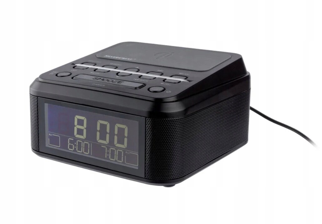 Radiobudík Silvercrest Surq 4 A1 s nabíjením Qi a Bluetooth – černý