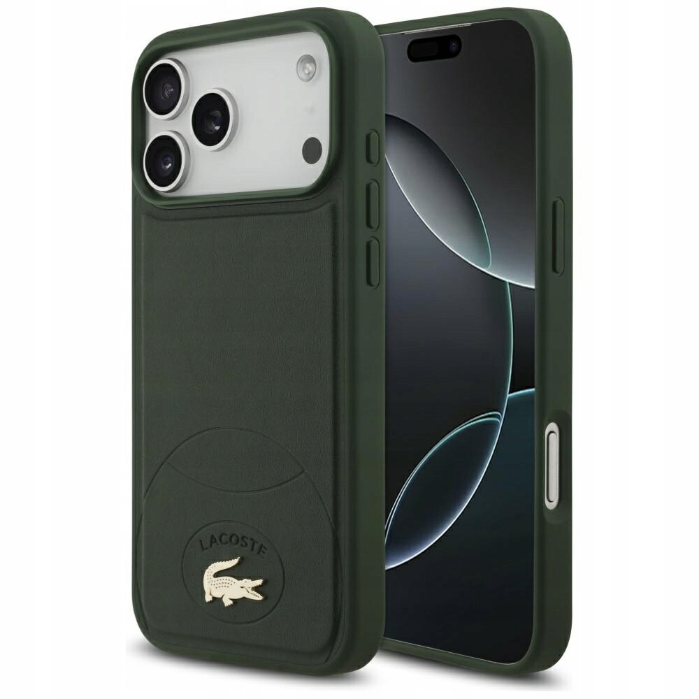 Pouzdro Lacoste Bliss MagSafe pro iPhone 17 Pro Max, zelené
