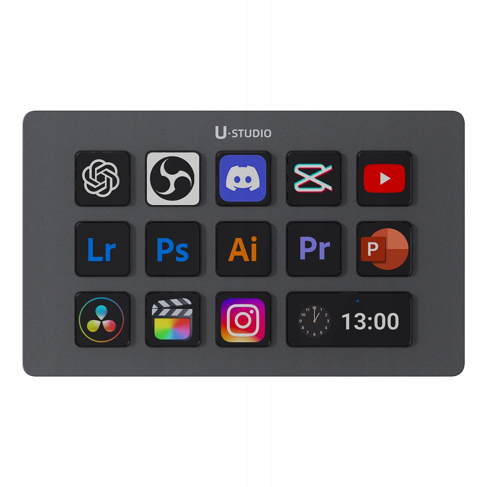 Ulanzi Stream Deck D200H Konzole Kontroler přenosu zvuku do studia