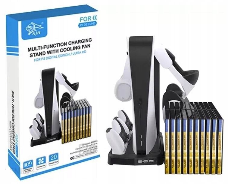 Multifunkční Dokovací Stanice S Chlazením A Nabíjením Padů PS5 Vr