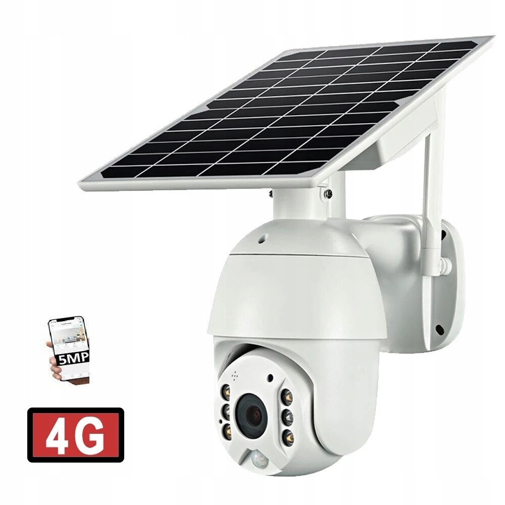 Bezdrátová Solární Kamera Gsm Lte 4G Cam Sim