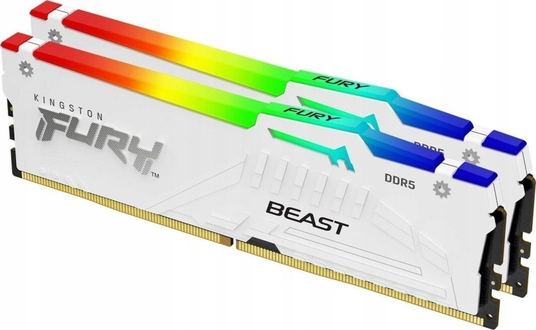 Paměť Kingston Fury Beast Rgb DDR5 32 Gb 6000 MHz CL30 (KF560C30BWEAK2-32)