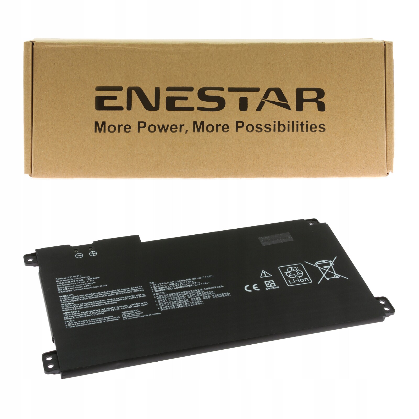 Prémiová baterie pro Asus B31N1912 VivoBook 14 E410MA E510KA E510MA Go E410KA