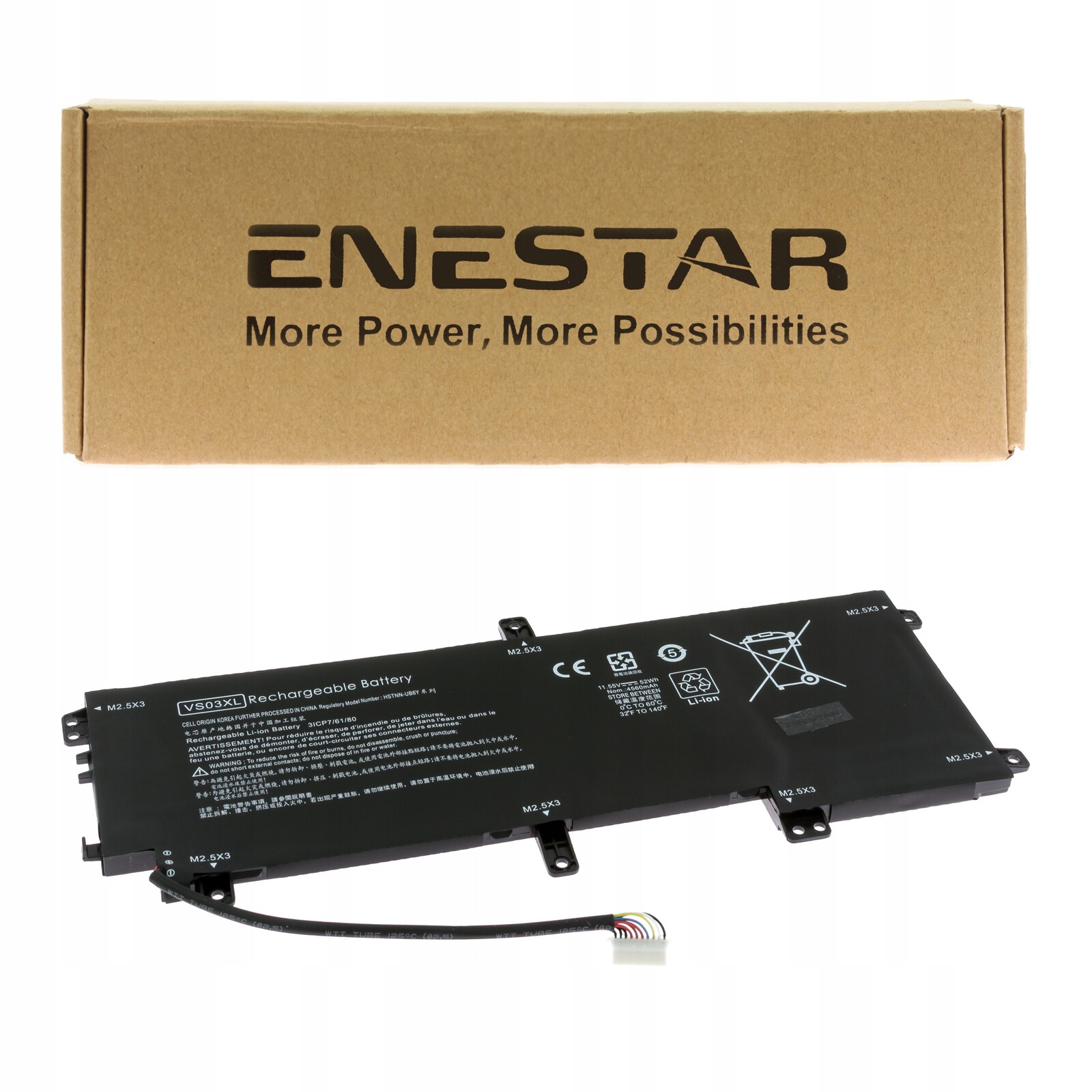 Prémiová baterie pro Hp VS03XL Envy 15-as 15-AS050NW 15-AS100NW 15-AS151NW