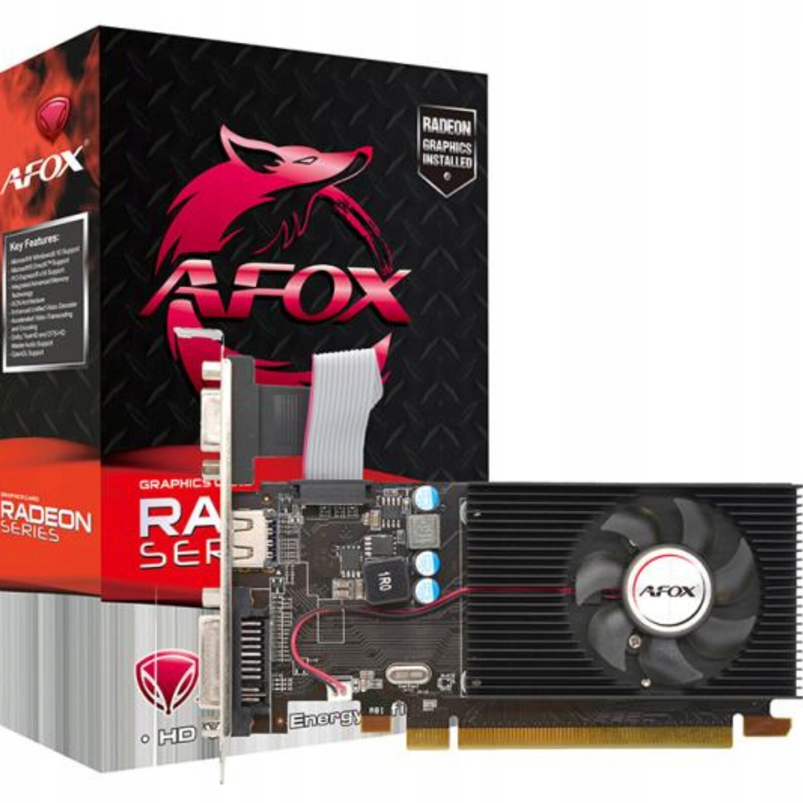 Grafická karta Amd Radeon R5 230 1GB Hdmi DVI Vga nízkoprofilová