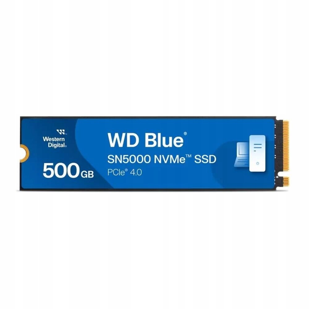 Ssd disk Wd Blue SN5000 500GB M.2 2280 PCIe NVMe (5000/4000 MB/s) WDS500G4B