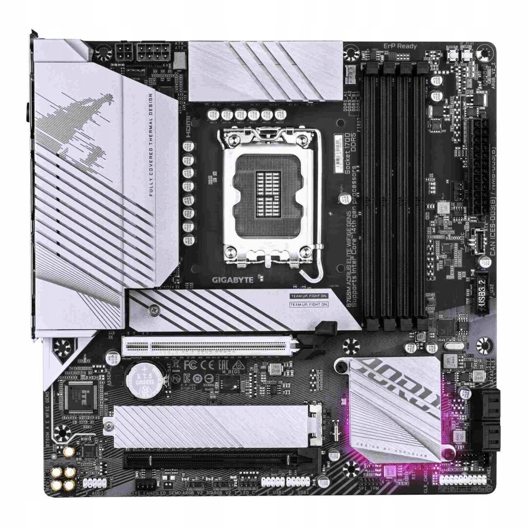 Deska Gigabyte B760M Aorus Elite WIFI6E GEN5 /B760/DDR5/SATA3/M.2/USB3.2/PC