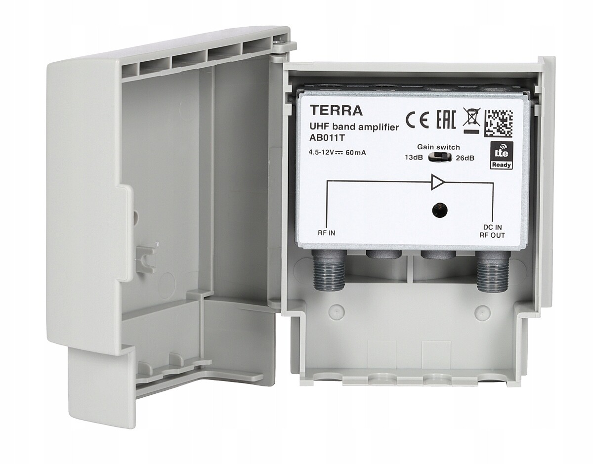 Stožárový zesilovač AB011T (26 dB DC 5V/12V) Terra