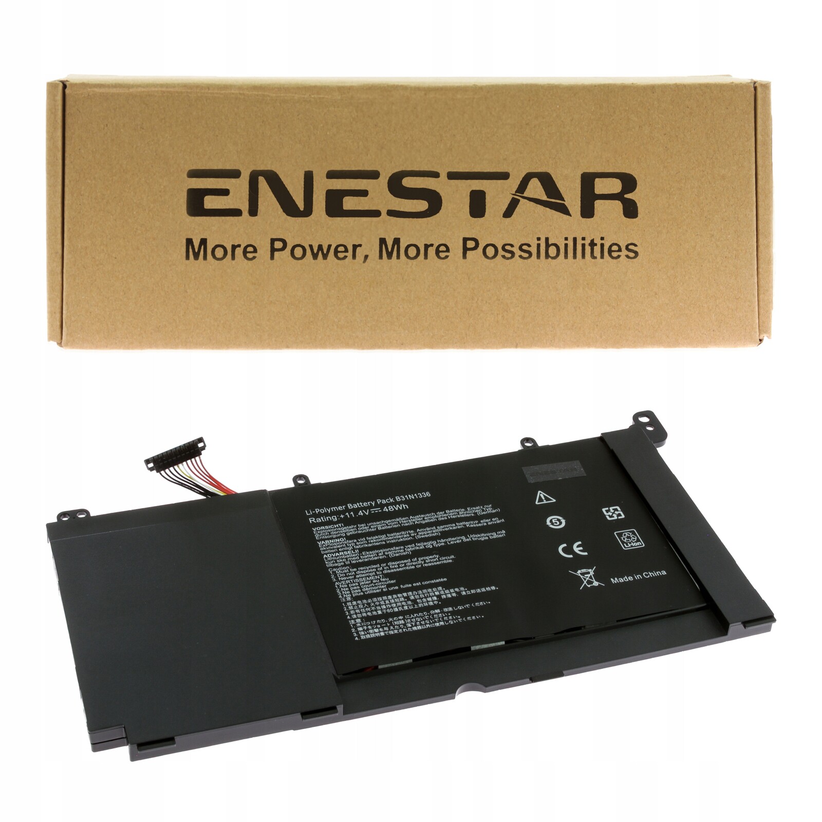 Prémiová baterie pro Asus B31N1336 K551 K551L K551LN R553LN S551 S551L S551LN