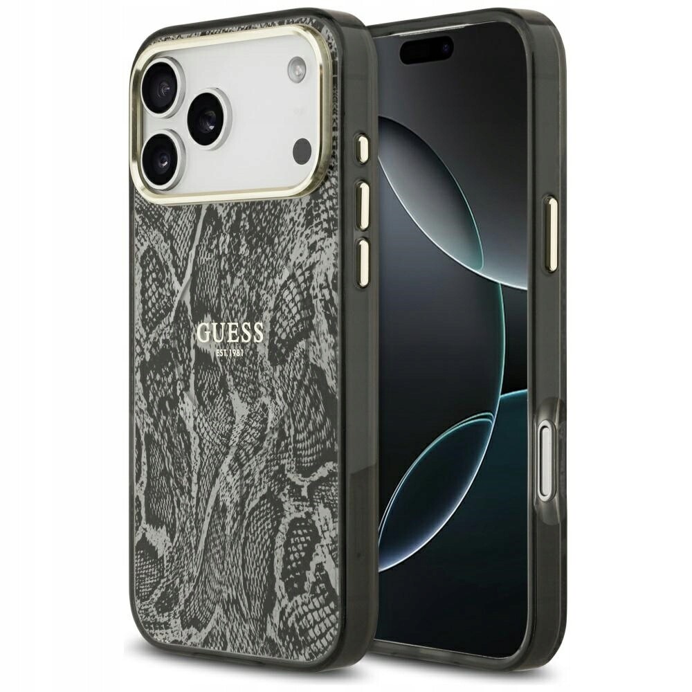 Elegantní pouzdro Guess Python MagSafe obal iPhone 17 kryt Max