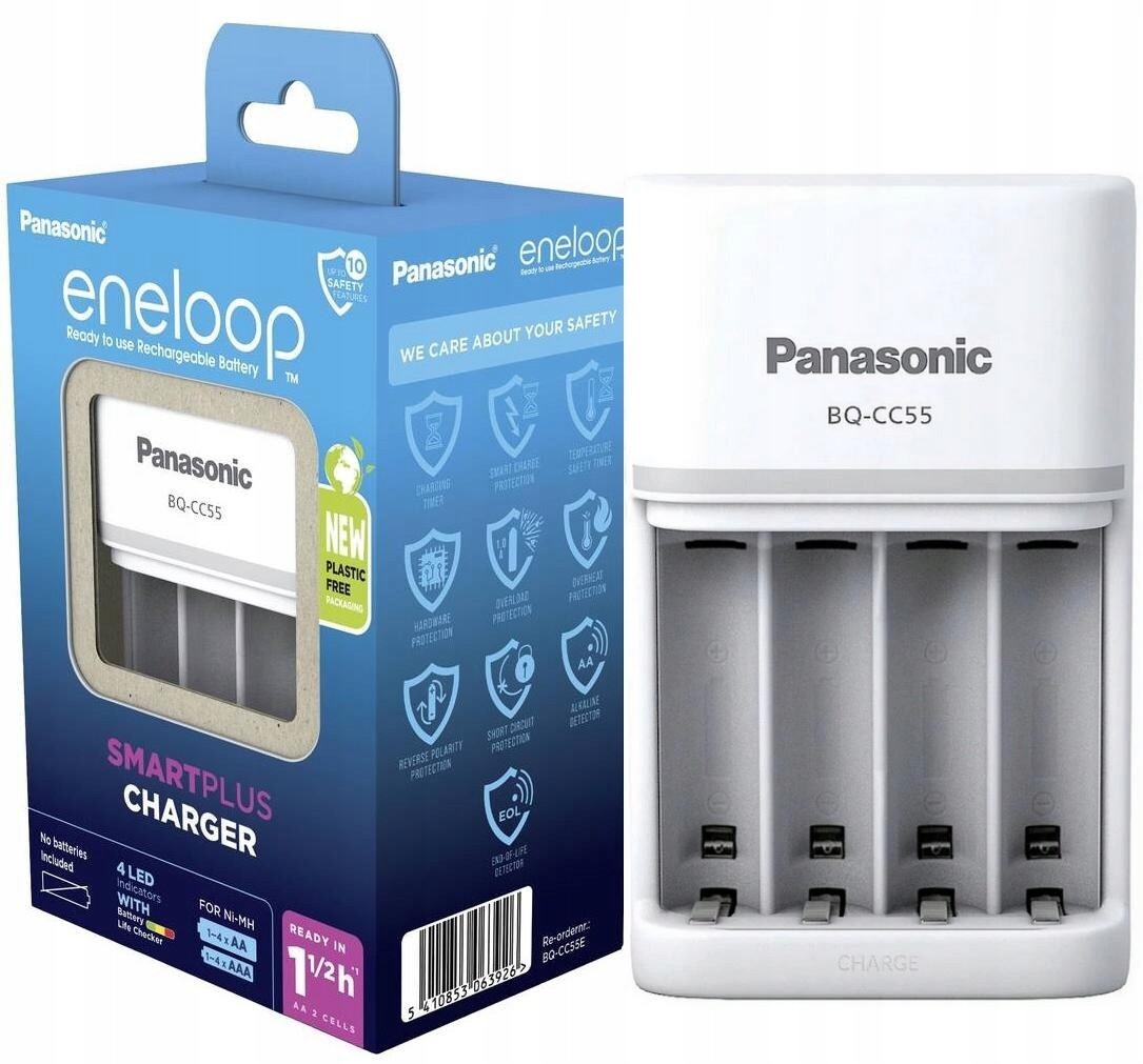 Nabíječka pro akumulátory Ni-MH Panasonic Eneloop BQ-CC55 Eko