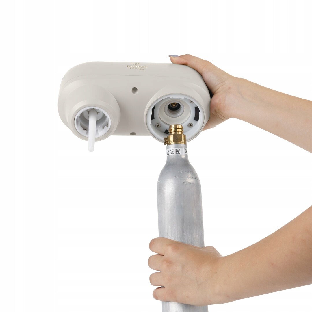 Výrobník sody 2 lahve, FTV-0130 Matte Cream Gold