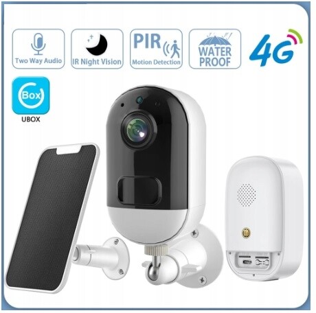 4G kamera na baterie, Sim karta, aplikace Tuya Smart Live