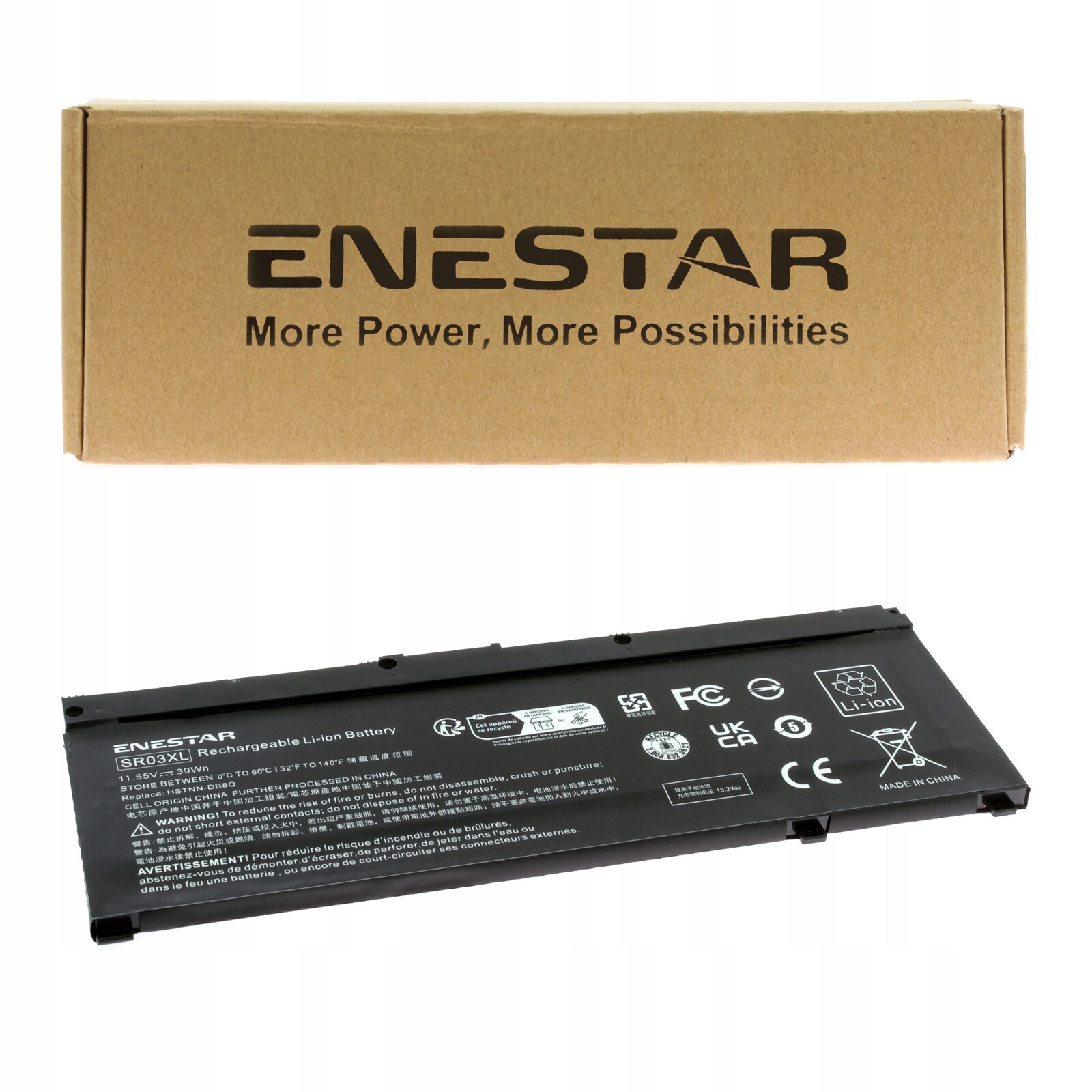 Prémiová baterie pro Hp SR04XL Omen 15-CE008NW 15-DC 15-DC0005NW 15-DC1065NW