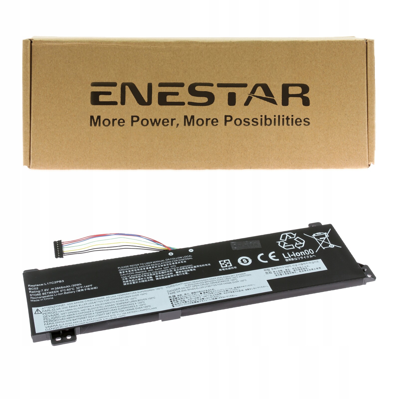 Prémiová baterie pro Lenovo L17L2PB3 V130-15IGM V130-15IKB V330-15IKB